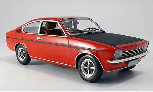 Opel Kadett C coupe 1/18 Minichamps c sr red black 1976 diecast model cars