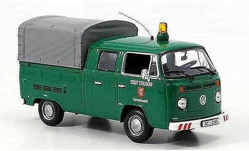 Volkswagen Combi Base 1/43 Minichamps t2 doka flatbed stadt stolberg green diecast model cars