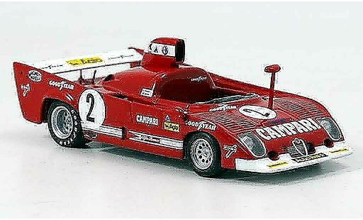 Alfa Romeo 33.3 tt12 1/43 Minichamps 1975 tt 12 no.2 pescarolo winner 1000 km spa diecast model cars