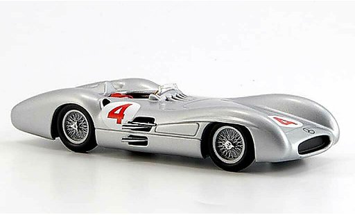 Mercedes W 196 Base 1/43 Minichamps Kling No.4 winner GP Berlin 1954 diecast model cars
