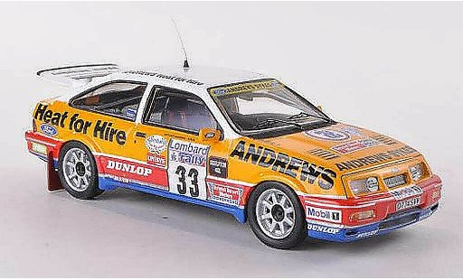 Ford Sierra Cosworth RS 1/43 Trofeu No.33 Andrews Rally Great Britain 1989 R.Brookes/N.Wilson diecast model cars