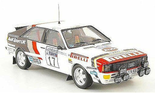 Audi Quattro rallye 1/43 Trofeu Wilson RAC Rally 1982 diecast model cars