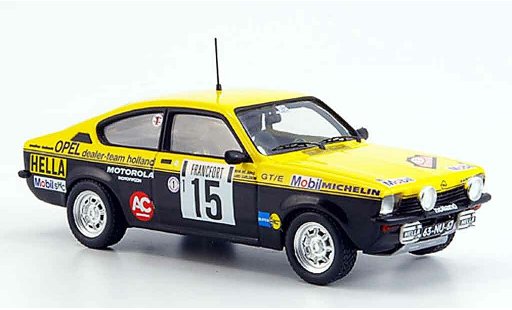 Opel Kadett GT 1/43 Trofeu e carlsson rallye monte carlo 1977 diecast model cars