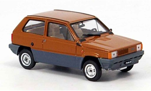 Fiat Panda 30 1/43 Brumm brown 1980 diecast model cars