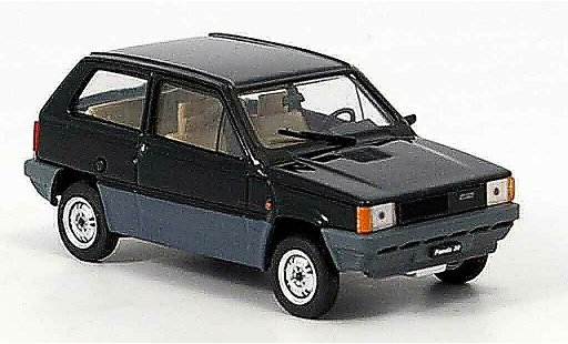 Fiat Panda 30 1/43 Brumm black 1980 diecast model cars