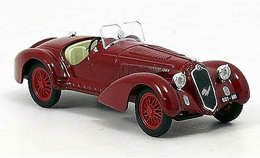 Alfa Romeo 8C 2900 b mm roadster 1/43 Brumm red 1938 diecast model cars
