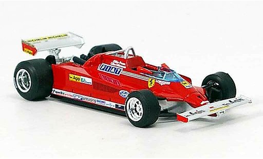 Ferrari 126 CK 1/43 Brumm turbo g.villeneuve test monza diecast model cars