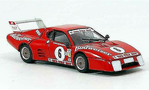 Ferrari 512 BB 1/43 Brumm no.6 wollek daytona 1982 diecast model cars