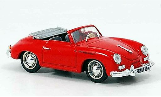Porsche 356 1952 1/43 Brumm A Convertible red diecast model cars