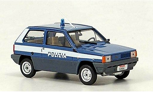 Fiat Panda 45 1/43 Brumm Polizia Police Italien 1980 diecast model cars
