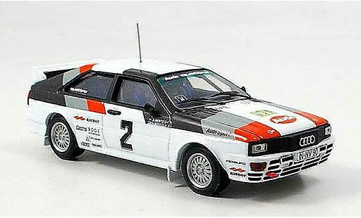 Audi Quattro rallye 1/43 Vitesse No.2 Mikkola winner Rally Sweden diecast model cars