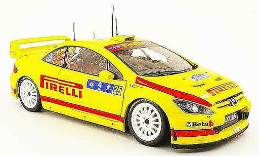 Peugeot 307 WRC 1/18 Sun Star no.25 pirelli tour de corse 2006 diecast model cars