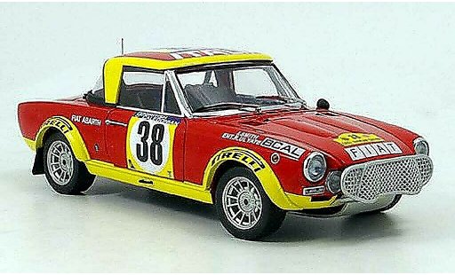 Fiat 124 Abarth 1/18 Sun Star ulyate east african safari 1975 diecast model cars
