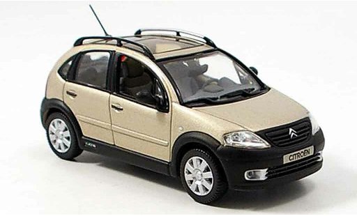 Citroen C3 XTR 1/43 Norev x tr beige 2004 diecast model cars