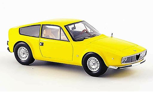 Alfa Romeo Junior Z 1600 1/43 Spark yellow 1974 diecast model cars