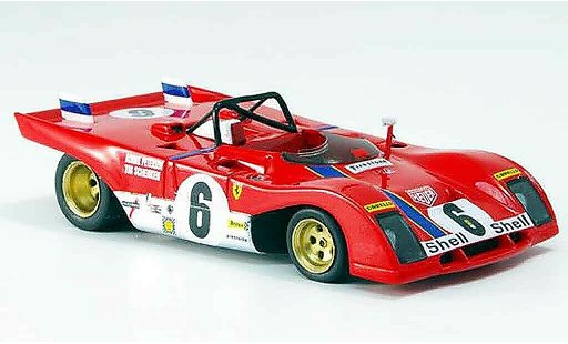Ferrari 312 PB 1/43 Red Line no.6 daytona 1972 diecast model cars