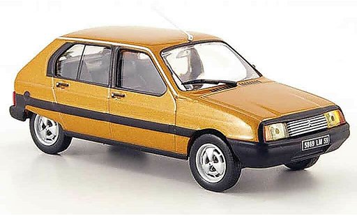 Citroen Visa Berline 1/43 Eagle ii super e brown 1981 diecast model cars