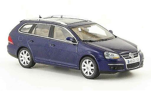 Volkswagen Golf Variant 1/43 Autoart met blue 2007 diecast model cars