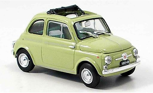 Fiat 500 D 1/43 Brumm green 1960 diecast model cars