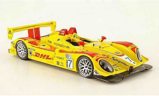 Porsche RS Spyder 1/43 Minichamps No.7 DHL ALMS GP Long Beach 2007 diecast model cars