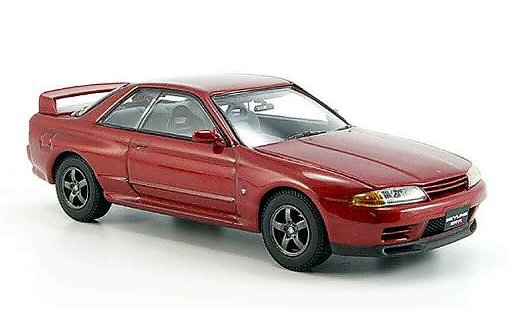 Nissan Skyline R32 1/43 Kyosho GTR red diecast model cars