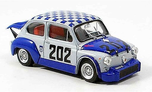 Fiat Abarth 1000 Berlina Corsa 1/43 Brumm TCR No.202 Bondone 1970 diecast model cars