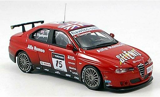 Alfa Romeo 156 gta 1/43 M4 WTCC No. 15 J. Thompson WTCC 2007 diecast model cars