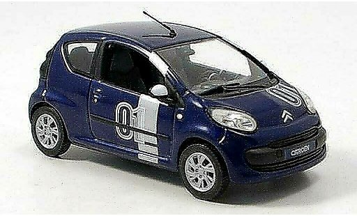 Citroen C1 course 1/43 Norev Chrono No.01 blue 2007 diecast model cars