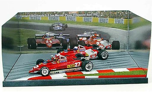 Ferrari 126 CK 1/43 Brumm turbo villeneuve pironi duell diecast model cars