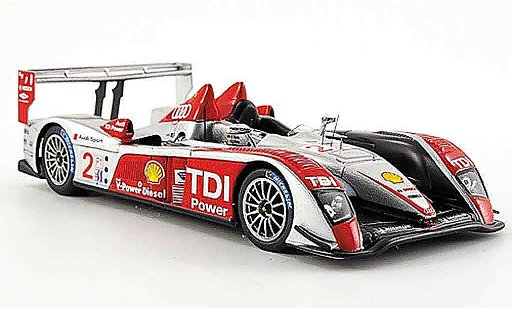 Audi R10 course 1/43 Spark 2007 TDI No.2 12h Sebring diecast model cars