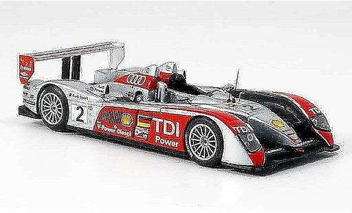 Audi R10 course 1/43 IXO 2007 No.2 Le Mans 2007 diecast model cars