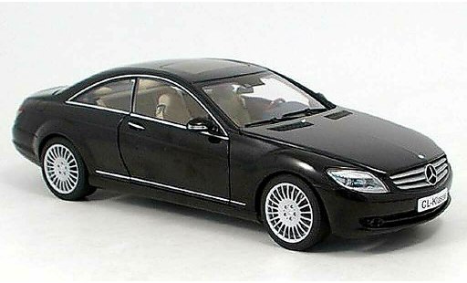 Mercedes Classe CL Base 1/18 Autoart (c 216) black 2006 diecast model cars