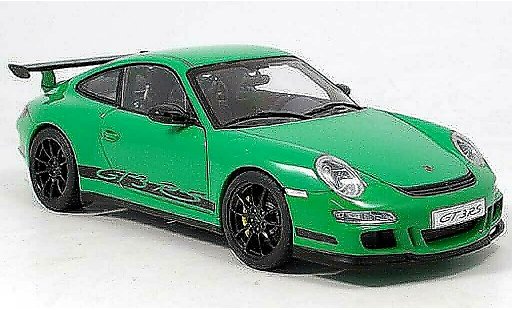 Porsche 911 GT3 RS 1/18 Autoart 2006 green/black diecast model cars