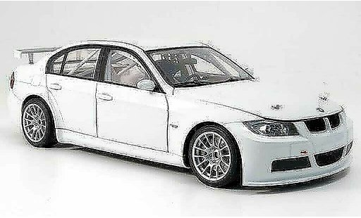 Bmw 320 WTCC 1/18 Autoart E90 si white plain body version 2006 test car diecast model cars