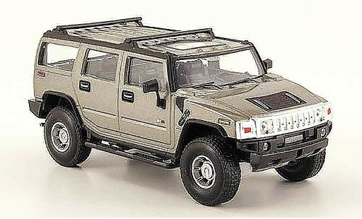 Hummer H2 Base 1/43 Cararama grey diecast model cars