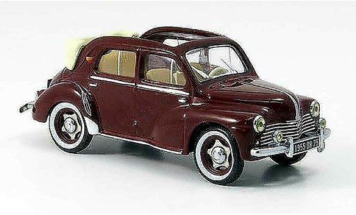 Renault 4CV Cabriolet 1/43 IXO cabrio red 1955 diecast model cars