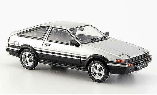Toyota Trueno AE86 1/43 Ebbro sprinter grey metallisee black diecast model cars