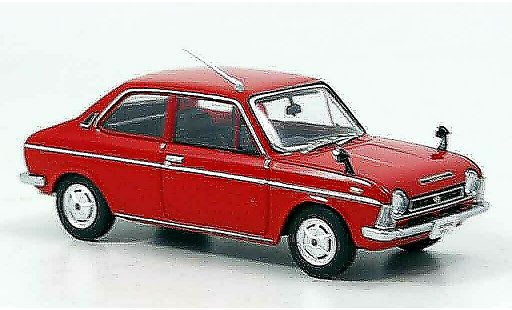 Subaru FF Base 1/43 Ebbro 1 1100 red 1969 diecast model cars