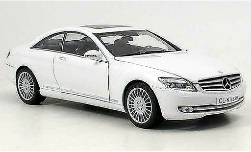 Mercedes Classe CL Base 1/18 Autoart (c 216) white 2006 diecast model cars