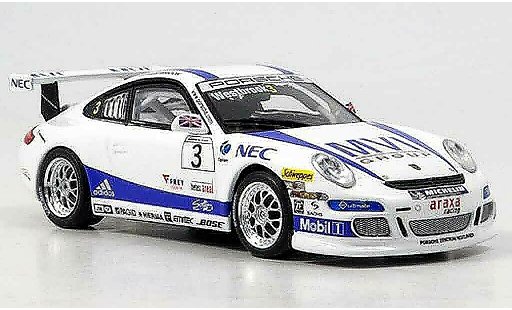 Porsche 911 GT3 CUP 1/43 Minichamps 2007 Araxa Racing diecast model cars