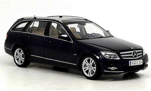 Mercedes Classe C T-Modell 1/18 Autoart break avantgarde blue 2007 diecast model cars