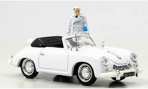 Porsche 356 1952 1/43 Brumm police Niederlande avec Figur diecast model cars
