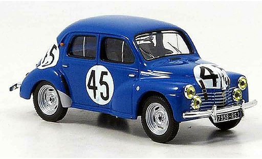 Renault 4CV Racing 1/43 IXO no.45 vernet le mans 1950 diecast model cars