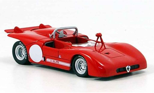 Alfa Romeo 33.3 prototipo 1/43 M4 1971 prova red diecast model cars