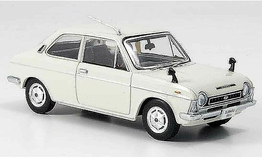 Subaru FF Base 1/43 Ebbro 1 1100 white 1969 diecast model cars