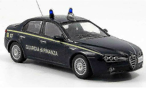 Alfa Romeo 159 polizia 1/43 M4 guardia di finanza 2007 diecast model cars