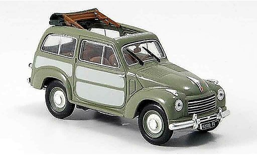 Fiat 500 C 1/43 Norev Belvedere grey 1952 diecast model cars