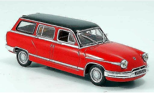 Panhard PL 17 1964 1/43 Norev break red black diecast model cars