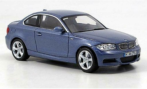 Bmw 125 E82 1/43 Minichamps i Coupe blue diecast model cars