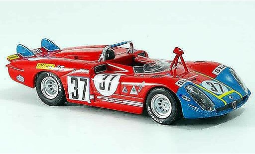 Alfa Romeo 33.3 prototipo 1/43 M4 1970 no.37 hezemans gregory 24h le mans diecast model cars
